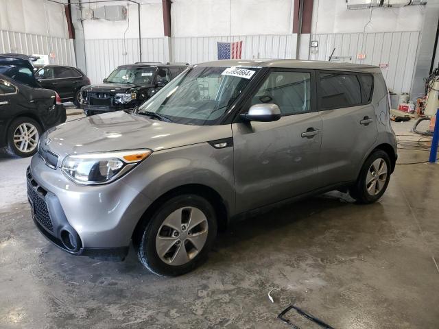 KNDJN2A29E7096727 - 2014 KIA SOUL GRAY photo 1