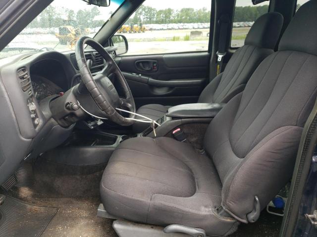 1GTCS19X038195293 - 2003 GMC SONOMA BLUE photo 7