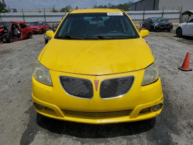 5Y2SL638X5Z400994 - 2005 PONTIAC VIBE YELLOW photo 5