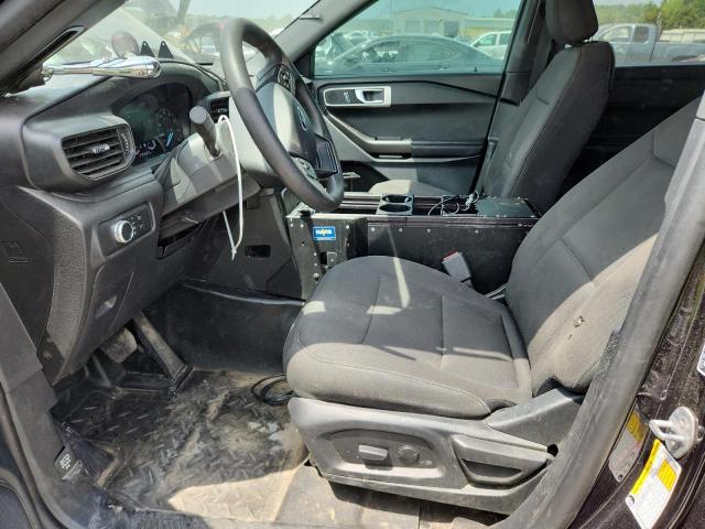 1FM5K8AB1NGA42248 - 2022 FORD EXPLORER POLICE INTERCEPTOR BLACK photo 7