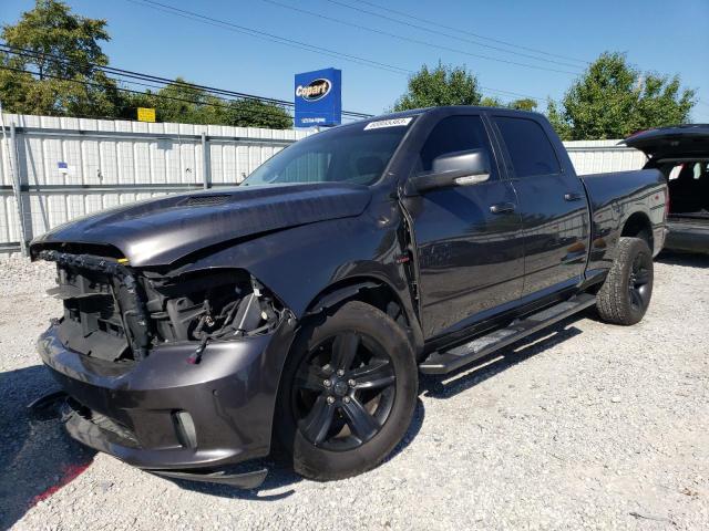 1C6RR7UT8JS163843 - 2018 RAM 1500 SPORT GRAY photo 1