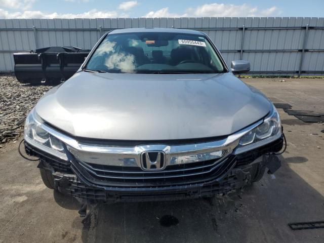 JHMCR6F59HC031569 - 2017 HONDA ACCORD HYBRID EXL SILVER photo 5