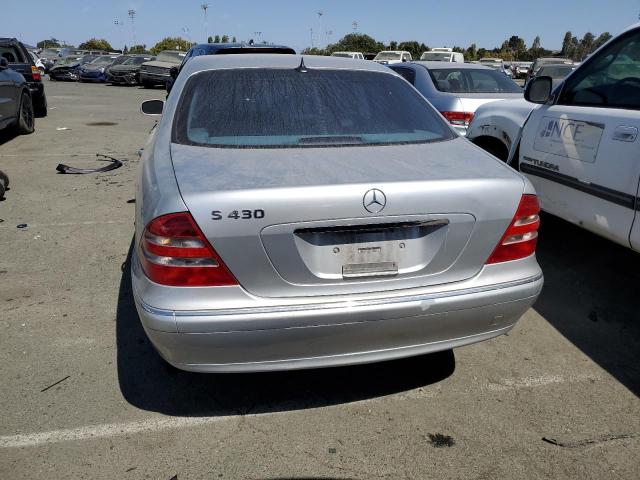 WDBNG70J32A233384 - 2002 MERCEDES-BENZ S 430 SILVER photo 6