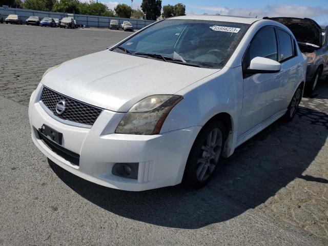 3N1CB6AP9CL730148 - 2012 NISSAN SENTRA SE-R SPEC V WHITE photo 1