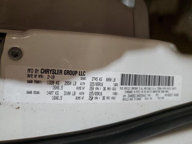 2A4RR5D13AR235443 - 2010 CHRYSLER TOWN & COU TOURING 白色 照片 13