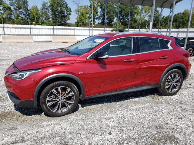 SJKCH5CRXJA052399 - 2018 INFINITI QX30 BASE MAROON photo 1