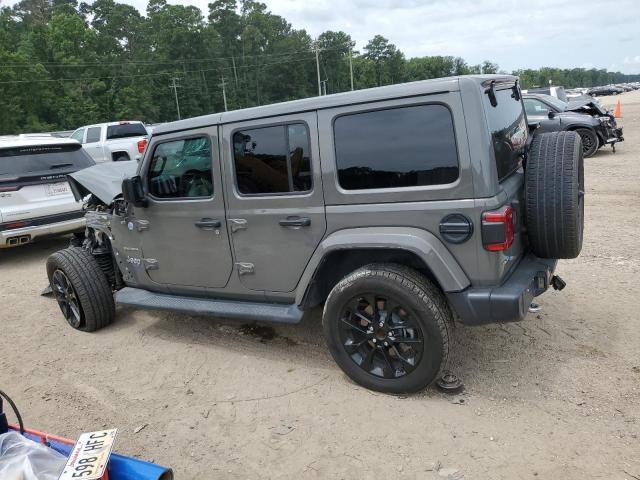 1C4JJXP66MW676573 - 2021 JEEP WRANGLER U SAHARA 4XE GRAY photo 2
