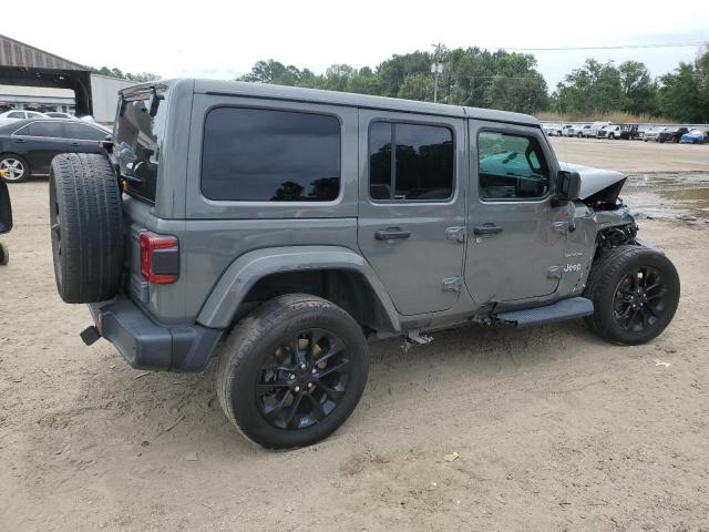 1C4JJXP66MW676573 - 2021 JEEP WRANGLER U SAHARA 4XE GRAY photo 3