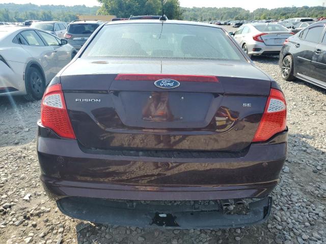 3FAHP0HA1BR273971 - 2011 FORD FUSION SE BURGUNDY photo 6