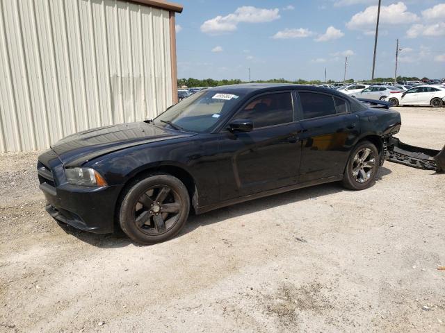 2C3CDXAT3EH368117 - 2014 DODGE CHARGER POLICE BLACK photo 1