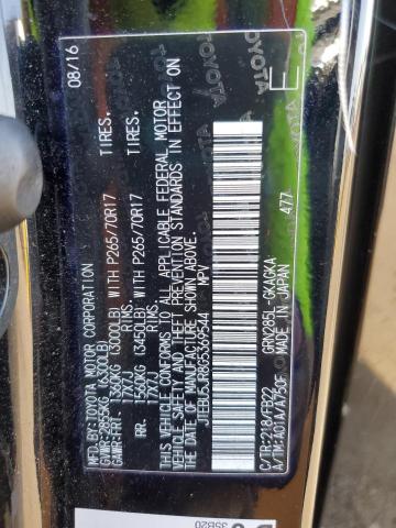 JTEBU5JR8G5369544 - 2016 TOYOTA 4RUNNER SR5/SR5 PREMIUM 黑色 照片 13