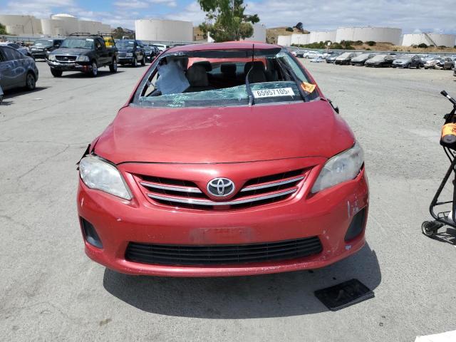 5YFBU4EEXDP184464 - 2013 TOYOTA COROLLA BASE Қызыл фото 5