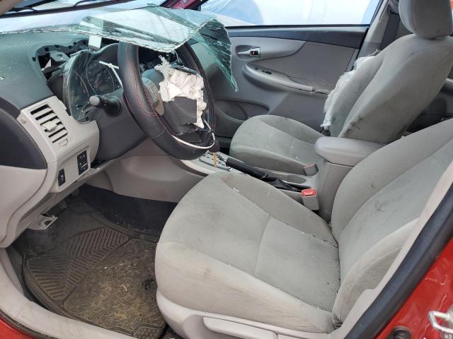 5YFBU4EEXDP184464 - 2013 TOYOTA COROLLA BASE Қызыл фото 7