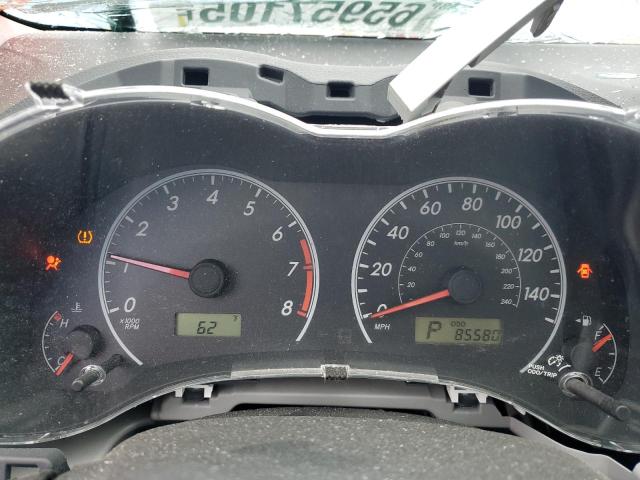 5YFBU4EEXDP184464 - 2013 TOYOTA COROLLA BASE Қызыл фото 9