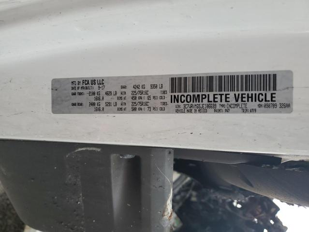 3C7WRVMG5JE106699 - 2018 RAM PROMASTER 3500 STANDARD Այրված լուսանկար 10