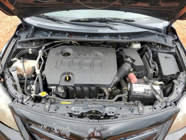 5YFBU4EE9DP166344 - 2013 TOYOTA COROLLA BASE BLACK photo 11