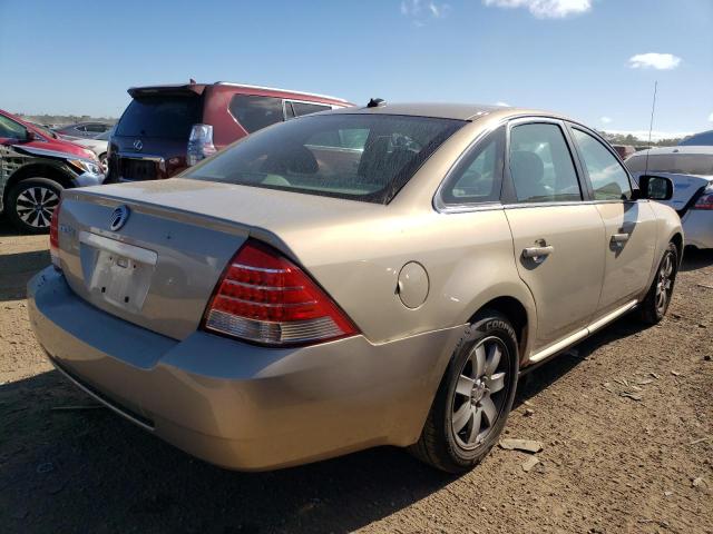 1MEHM40147G613214 - 2007 MERCURY MONTEGO LUXURY BEIGE photo 3