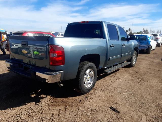 3GCPCREA0BG261364 - 2011 CHEVROLET SILVERADO C1500  LS BLUE photo 4