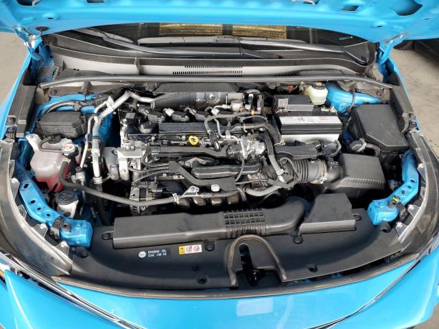 JTND4MBEXM3113525 - 2021 TOYOTA COROLLA SE BLUE photo 11