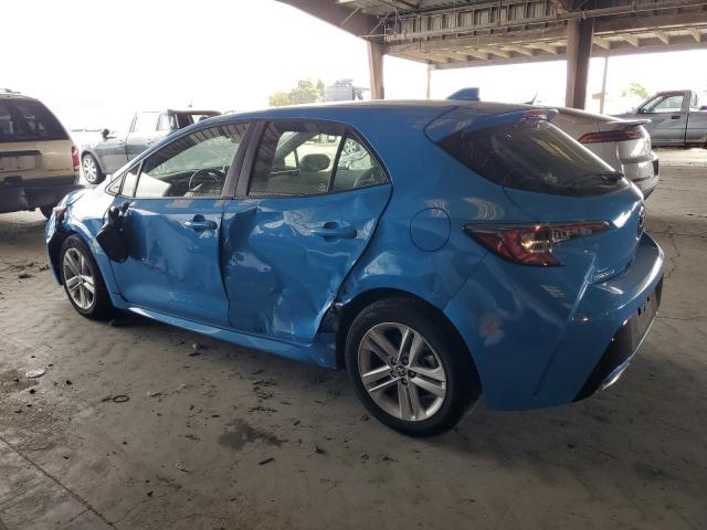 JTND4MBEXM3113525 - 2021 TOYOTA COROLLA SE BLUE photo 2