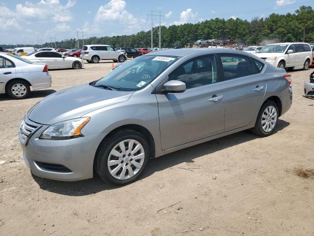 3N1AB7AP5EL618155 - 2014 NISSAN SENTRA S GRAY photo 1