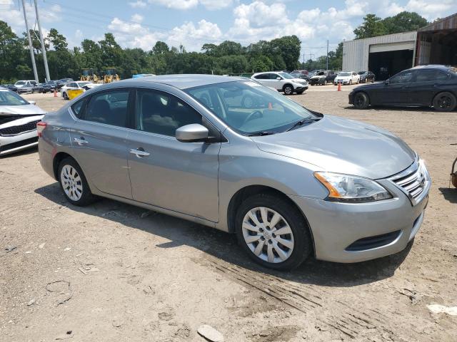 3N1AB7AP5EL618155 - 2014 NISSAN SENTRA S GRAY photo 4