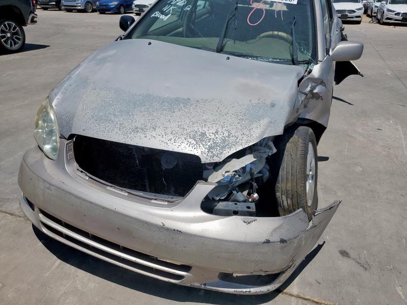 1NXBR32EX3Z033072 - 2003 TOYOTA COROLLA CE ოქროსფერი ფოტო 9