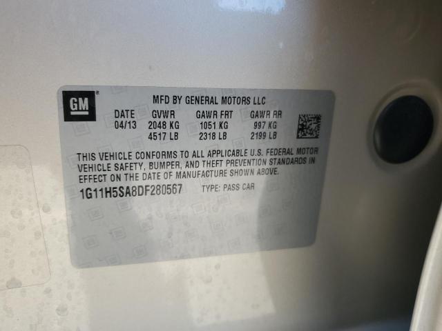 1G11H5SA8DF280567 - 2013 CHEVROLET MALIBU LTZ Qəhvəyi foto 12