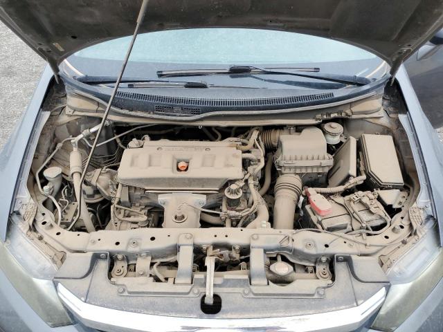 19XFB2F9XCE342153 - 2012 HONDA CIVIC EXL SILVER photo 11