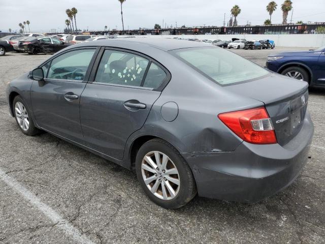 19XFB2F9XCE342153 - 2012 HONDA CIVIC EXL SILVER photo 2