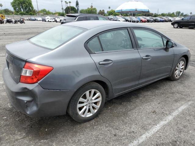 19XFB2F9XCE342153 - 2012 HONDA CIVIC EXL SILVER photo 3