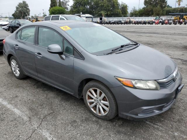 19XFB2F9XCE342153 - 2012 HONDA CIVIC EXL SILVER photo 4