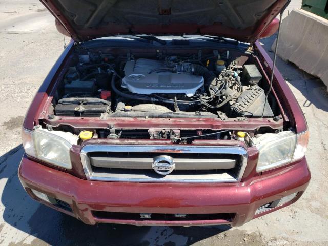 JN8DR09Y62W715031 - 2002 NISSAN PATHFINDER LE 勃艮第红 照片 12