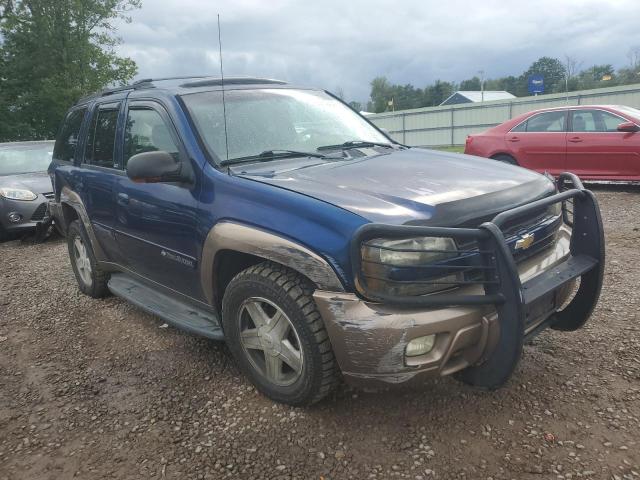 1GNDT13SX22388381 - 2002 CHEVROLET TRAILBLAZE BLUE photo 4