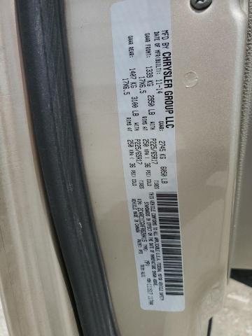 2C4RC1CGXFR620415 - 2015 CHRYSLER TOWN & COU TOURING L TAN photo 13