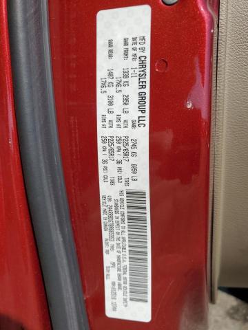 2A4RR8DG7BR665953 - 2011 CHRYSLER TOWN & COU TOURING L RED photo 14