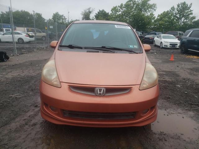 JHMGD38647S027194 - 2007 HONDA FIT S 橙色 照片 5