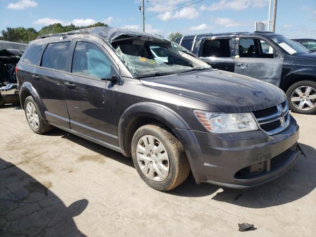 3C4PDCAB0JT385374 - 2018 DODGE JOURNEY SE GRAY photo 4