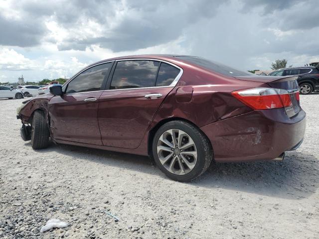 1HGCR2F54EA188297 - 2014 HONDA ACCORD SPORT 勃艮第红 照片 2