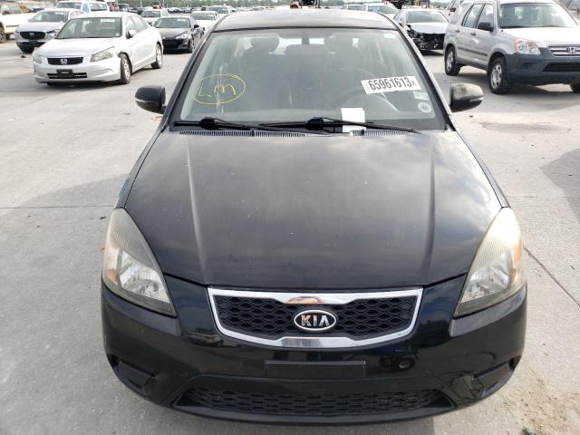 KNADH4A3XB6960899 - 2011 KIA RIO BASE BLACK photo 5