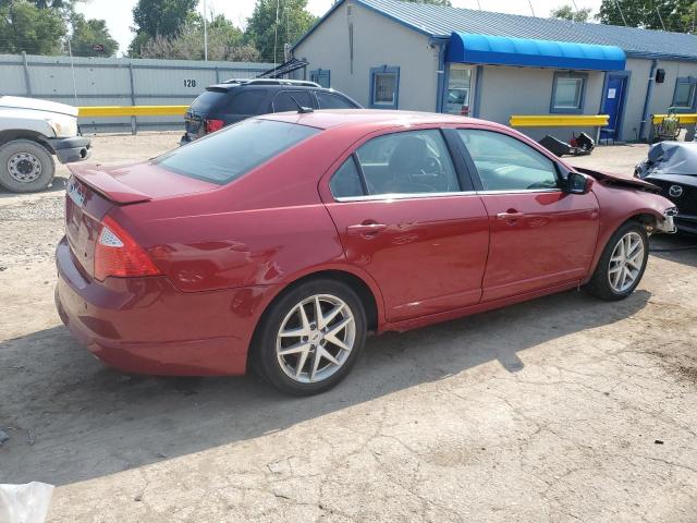 3FAHP0JAXAR149982 - 2010 FORD FUSION SEL RED photo 3