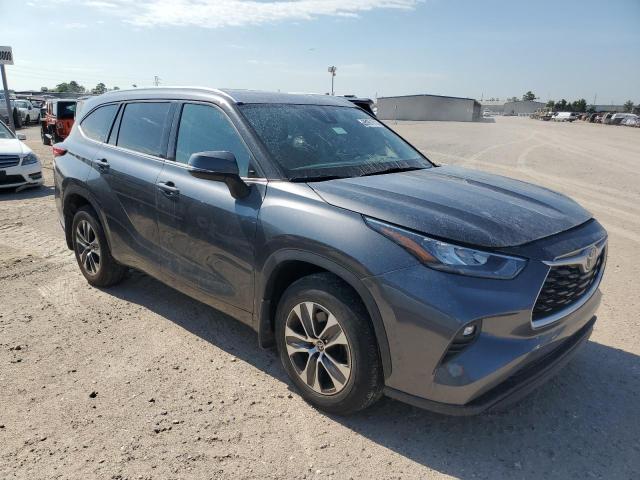 5TDGZRBH8LS009980 - 2020 TOYOTA HIGHLANDER XLE GRAY photo 4