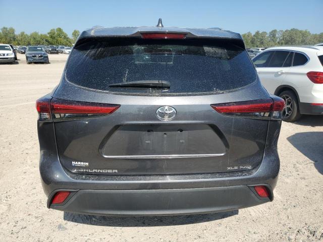 5TDGZRBH8LS009980 - 2020 TOYOTA HIGHLANDER XLE GRAY photo 6