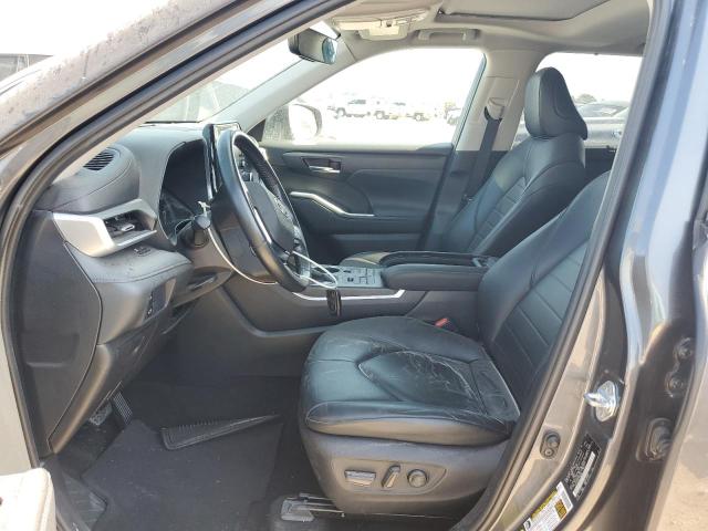 5TDGZRBH8LS009980 - 2020 TOYOTA HIGHLANDER XLE GRAY photo 7