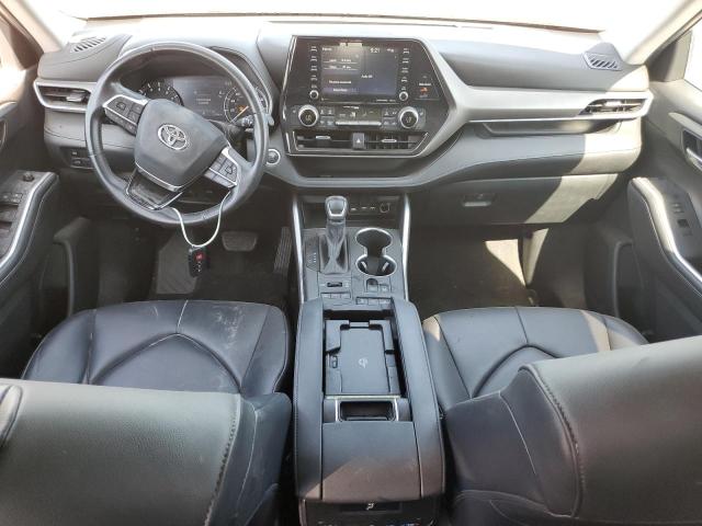 5TDGZRBH8LS009980 - 2020 TOYOTA HIGHLANDER XLE GRAY photo 8