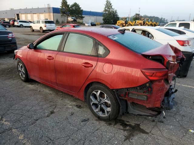 3KPF24AD2KE055539 - 2019 KIA FORTE FE RED photo 2