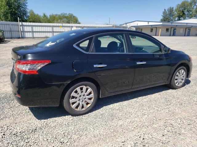 1N4AB7AP8DN909816 - 2013 NISSAN SENTRA S BLACK photo 3