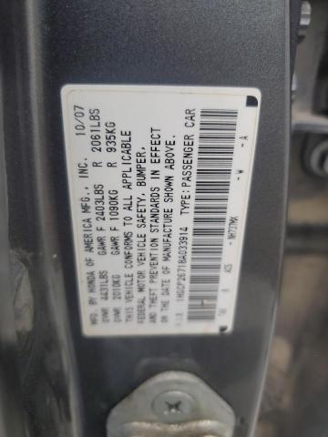 1HGCP26718A033914 - 2008 HONDA ACCORD EX GRAY photo 13