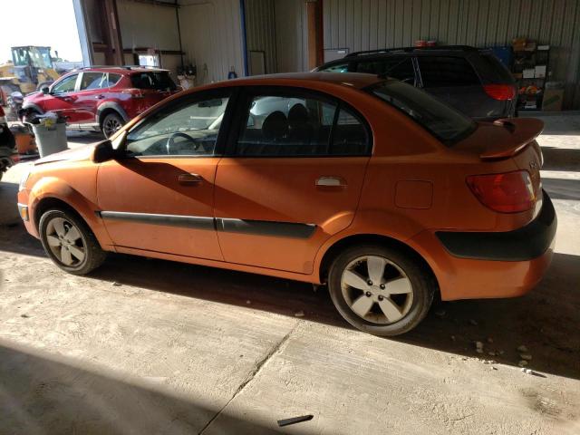 KNADE123486360376 - 2008 KIA RIO BASE BROWN photo 2