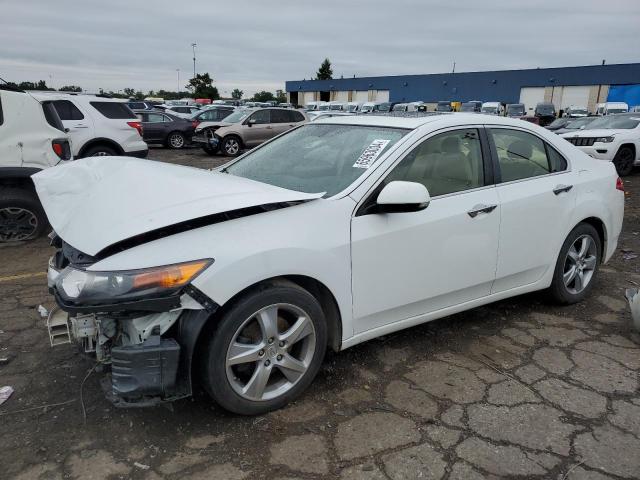 JH4CU2F47EC000069 - 2014 ACURA TSX WHITE photo 1